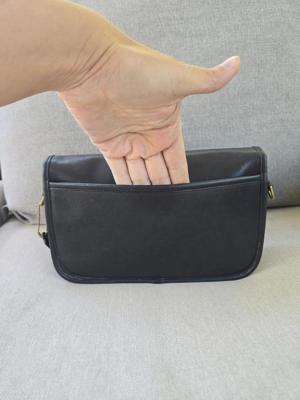 Vintage Coach Penny Pocket Purse 9755 Navy - Picture 4 of 11